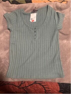 Women's Forever 21 Short Sleeve Tee L Blue